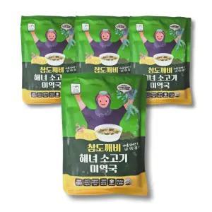 참도깨비 해녀 소고기 미역국 600gx4봉