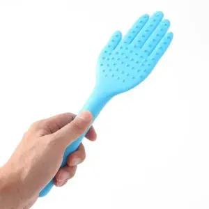 블루 지압봉 지압기 핸드형 지압용품 손모양_24812969