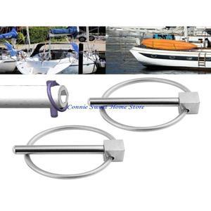 LXAF 1/2피스 스테인레스 스틸 라운드 맥세이프호환 핀 헤비 듀티 트랙터 린치 클립 고정 패스너 설치가 용