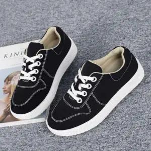 베이직 메리노울 발 편한 여성 스니커즈 통굽 키높이 여자 단화