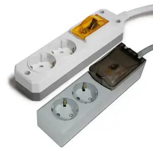 고용량멀티탭 배선 누전 차단기 장착 국산 4000W 에어컨 건조기 전기 온풍기 난로 고용량 멀티탭 2구 3구 1.5m 2m 3m 5m