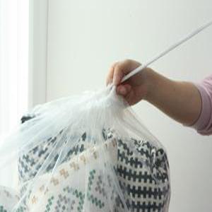 끈다리 조이는 끈 대형 비닐 봉투 장난감 이사 포장 대용량 봉지