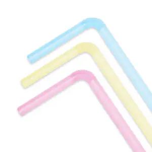 7mm 혼합 자바라 빨대 카페 일회용 테이크아웃 주름형 스트로우 1박스 8000개