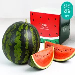 품질보장 당도선별 시원한 과즙콸콸 하우스 햇 수박 4kg