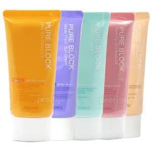 어퓨 퓨어블록 선크림x2개 -데일리 워터프루프 선베이스 아쿠아