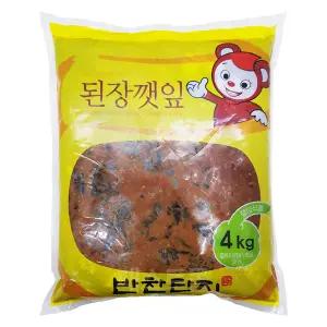 반찬단지 된장깻잎 4kg