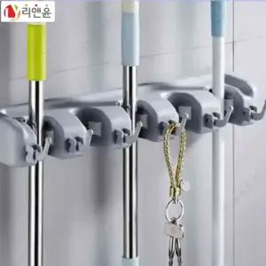 청소도구 걸이 다용도 밀대 대걸레 우산 정리대 마대 홀더 수납 거치대