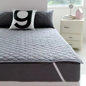 바숨 순면누빔 고정밴드 침대패드 슈퍼싱글 SS 110x200