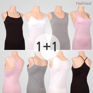 필굿 여자 여성 끈나시티 롱캡내장 조끼런닝 민소매 학생교복속바지 스포츠브라탑 주니어 인견 쿨론 면스판 빅사이즈