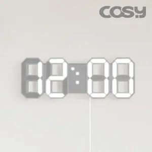 [COSY]코시 3D LED 미러 디지털 벽시계 인테리어 무소음 AC3339L