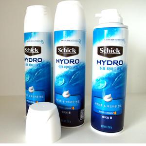 쉬크 하이드로 쉐이빙폼 3개(면도크림)