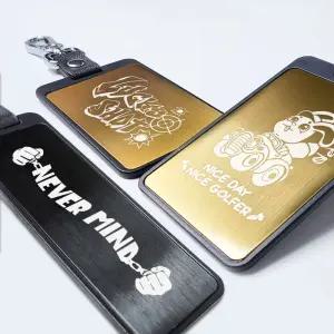 양면 네임택 레이저각인 보스턴백/캐디백/골프/가방/동호회선물