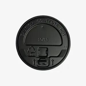 테이크아웃컵 종이컵 뚜껑 10/13온스 개폐형 블랙 500개