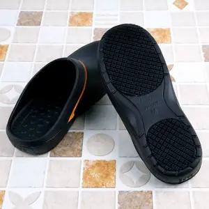 센스풋 미끄럼방지 안전화 SW-062 블랙 슬리퍼