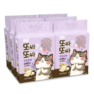 태비 또또 두부모래 가는입자 라벤더 7L x 6개