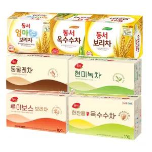 동서 현미녹차/둥굴레차/메밀차 100T외 티백 모음/보리차 옥수수
