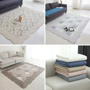 미조데코 깨끗하고 편안한 워싱스프레드 러그 침대패드