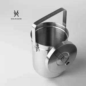 JVR 포스코 304 스텐 음식물쓰레기통 3L 음식물수거통 스텐다용도통