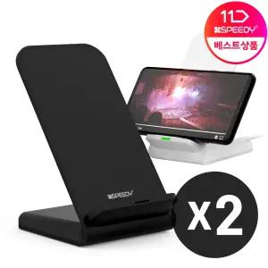 [1개+1개] 스피디 15W PD 3.0 초고속 핸드폰 무선충전기 거치대