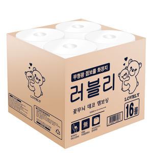 한아름산업 무형광  2겹 러블리 점보롤 140mX16롤