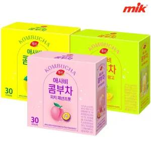 [10%중복쿠폰]동서 애사비 콤부차 3종 30T X 2개 [레몬라임/피치패션프룻/파인애플망고]