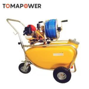 토마파워 주행식엔진분무기 고압 농약 100L 호스 50m