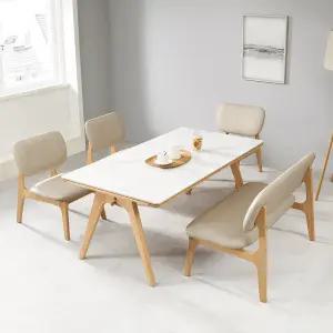 [헤닝] 마이홈 세라믹 원목 낮은식탁 세트 양면세라믹 / 베스트식탁 세트 4인 6인 모음전