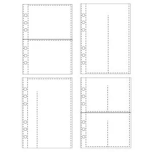 6공 포토카드 화일속지 A5 10매입 고투명 포카 리필 바인더 앨범