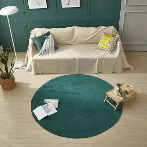 이지케어 셔닐 항균 발수 원형러그 150cm