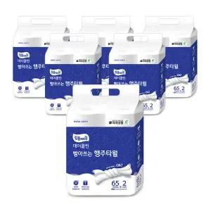 잘풀리는집 빨아쓰는 행주타월, 65매, 2롤, 6개
