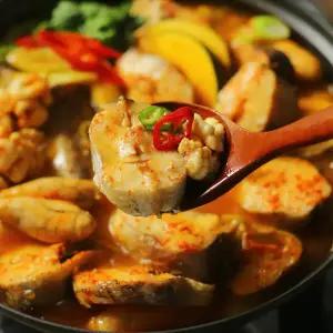 청정한상 곤이가득 부산 동태탕 쿠킹박스 3인분 550g