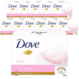 도브 뷰티바 핑크 비누 90g 12개