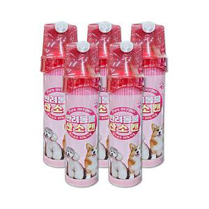 반려동물 산소캔 순수산소95%이상 애완견호흡곤란 5캔