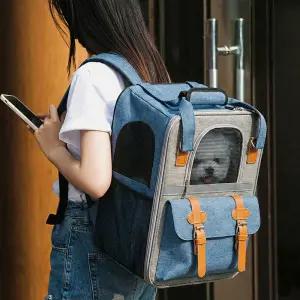 강아지 백팩 애견 고양이 외출 여행 산책 병원 이동장 이동가방 캐리어 백팩가방 팻 크로스백 배낭