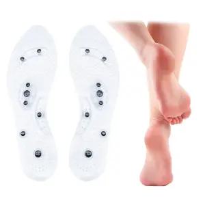 실리콘 지압 깔창 천연자석 기능성 경혈 발마사지 발바닥지압 인솔 운동화 구두 신발