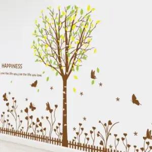 아트박스 꾸밈 td937-힐링되는나비울타리_그래픽스티커