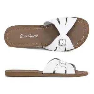 [솔트워터] 클래식 슬라이드 9900 White 슬리퍼 화이트