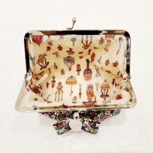 채우다 상점 반짝반짝 예쁜 스몰플라워 똑딱이파우치