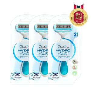 쉬크 하이드로 실크 휴대용 여성 제모기 2입 x 3개