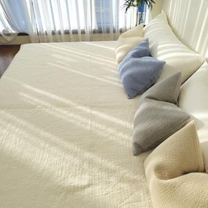 일자 순면 피그먼트 밴딩 패밀리침대패드S+S