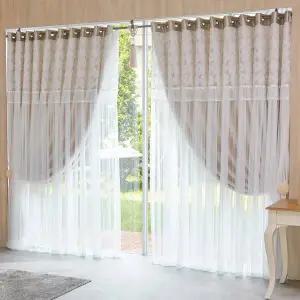 [지나송]셀린 웨딩스타일 암막커튼 중형(360*230) 봉포함