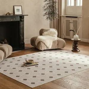 [한빛카페트]다이아 프렌치감성 모던 타일 러그 거실 카페트 160x230cm