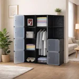 월데코 조립식 옷장 DIY 선반 수납장 맞춤형 옷장 다용도 수납선반 드레스룸 수납장