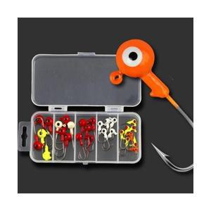 999피싱 지그헤드 벌크 세트 루어 낚시 볼락 바늘