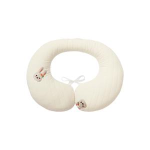 맘스네이처 100수 누빔 자수 신생아 목베개 레니, 1개