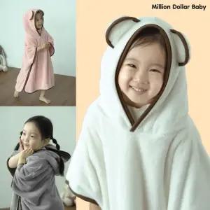 솜사탕 후드타올 목욕타올 비치타올 판초 신생아 유아동 키즈