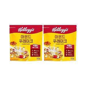 [대용량] 켈로그 아몬드 푸레이크 1200g, 2개
