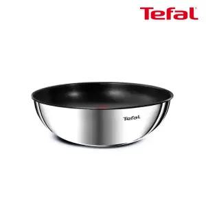 [테팔]매직핸즈 인덕션 티타늄2X 스테인리스스틸 뉴 이모션 웍 26cm