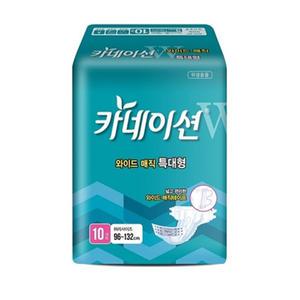 카네이션  W4 와이드매직 특대형 8팩 80매 성인용기저귀 겉기저귀