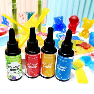 [더원사이언스] UV레진 아트용 레진액 (노랑색상 1개)/과학영재/방과후학습/과학교구